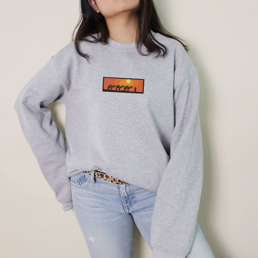 Crewneck Désert brodé