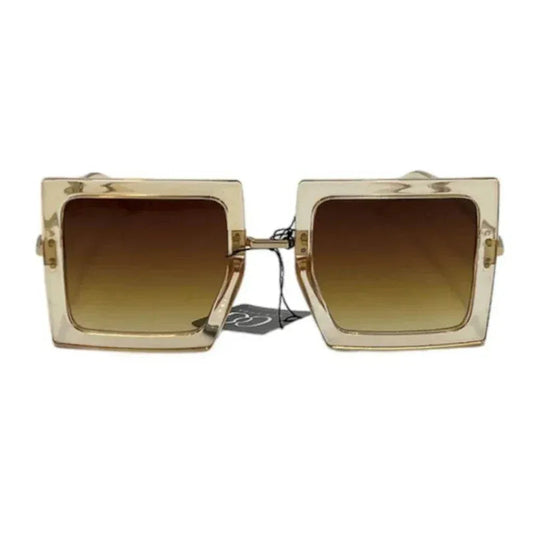 Lunette carrée transparente