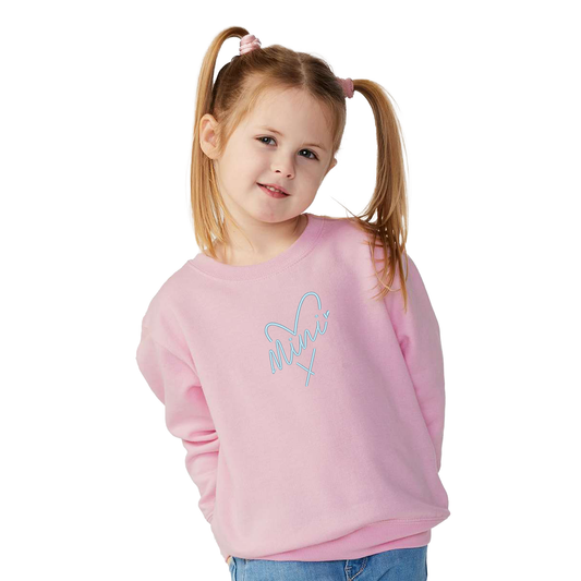 Crewneck Mini Love pour tout petits brodé