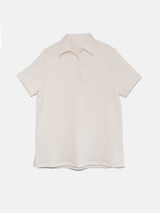 Polo côtelé retro