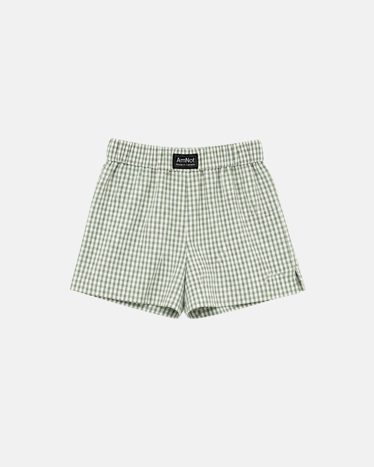 short boxer Gingham de coton bio