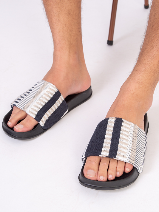 Sandale jacquard homme