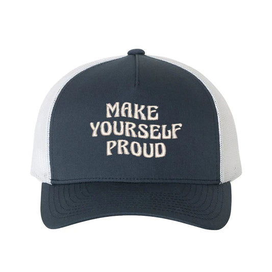 Casquette trucker "Make Yourself Proud" brodée