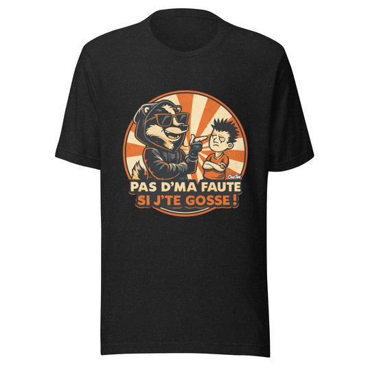 T-shirt unisexe léger et confortable de la collection Humeur OseTee avec design streetwear et message audacieux