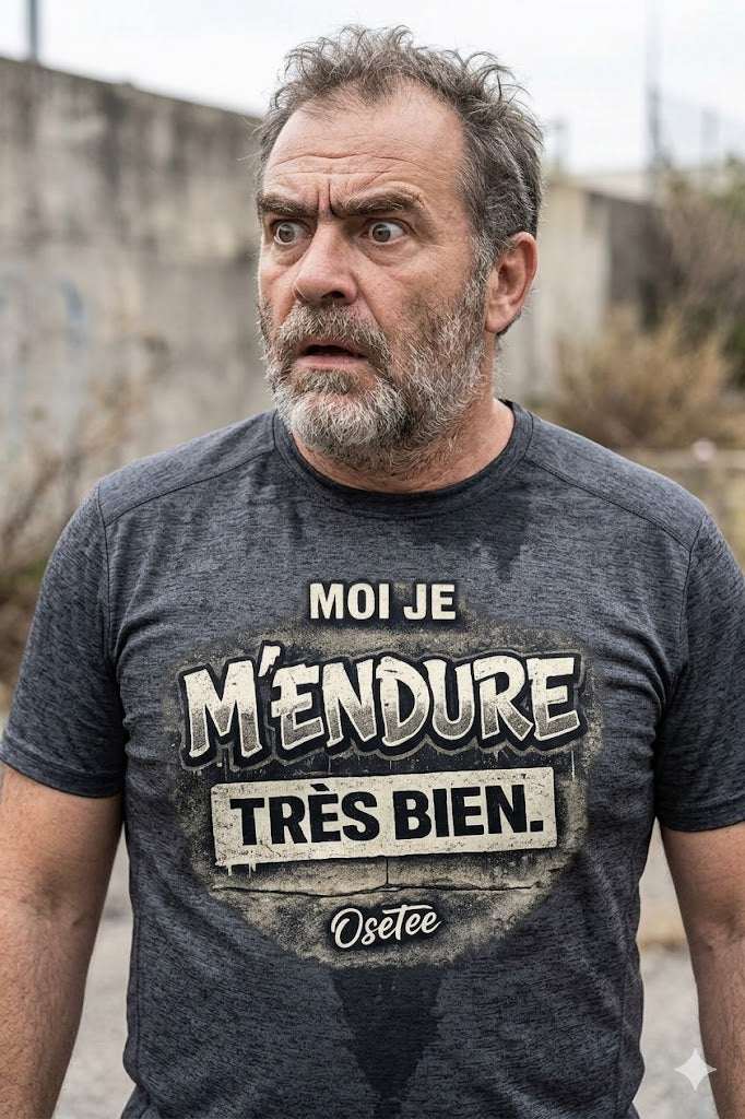 T-Shirt OseTee Humeur streetwear québécois unisexe impression premium quatre couleurs