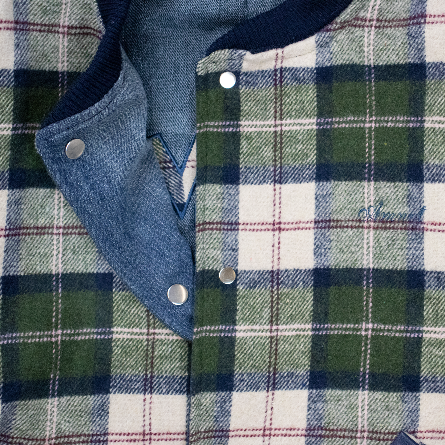 Blouson Varsity - Écossais réversible